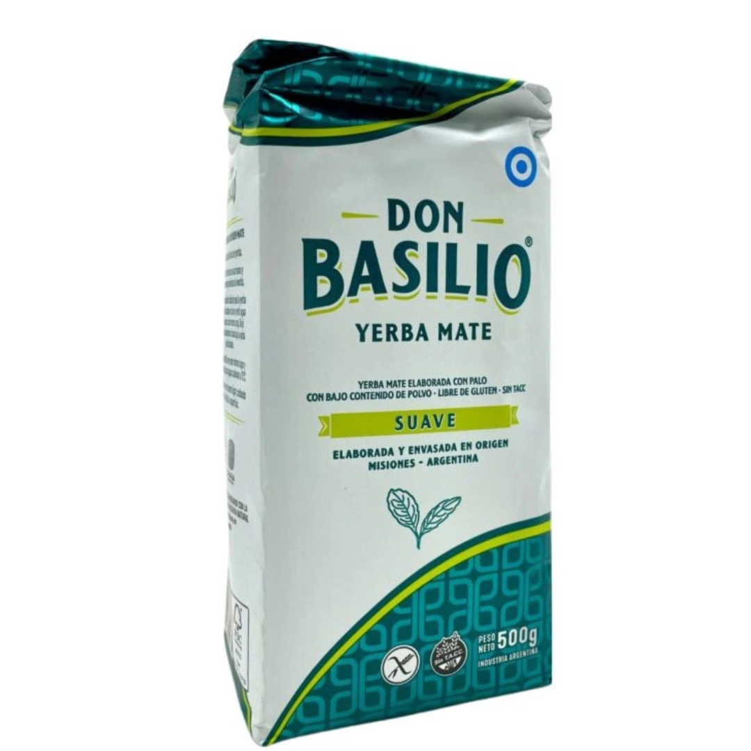 YERBA MATE DON BASILIO SUAVE 500g