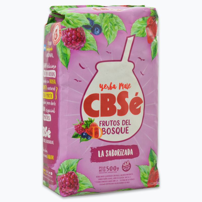 YERBA MATE CBSE FRUTOS DEL BOSQUE X 500 g
