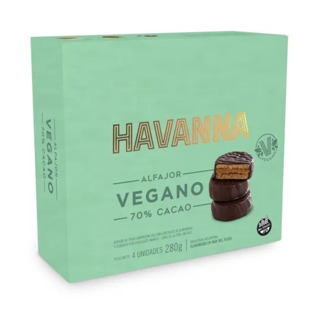 CAJA ALFAJOR VEGANO HAVANNA