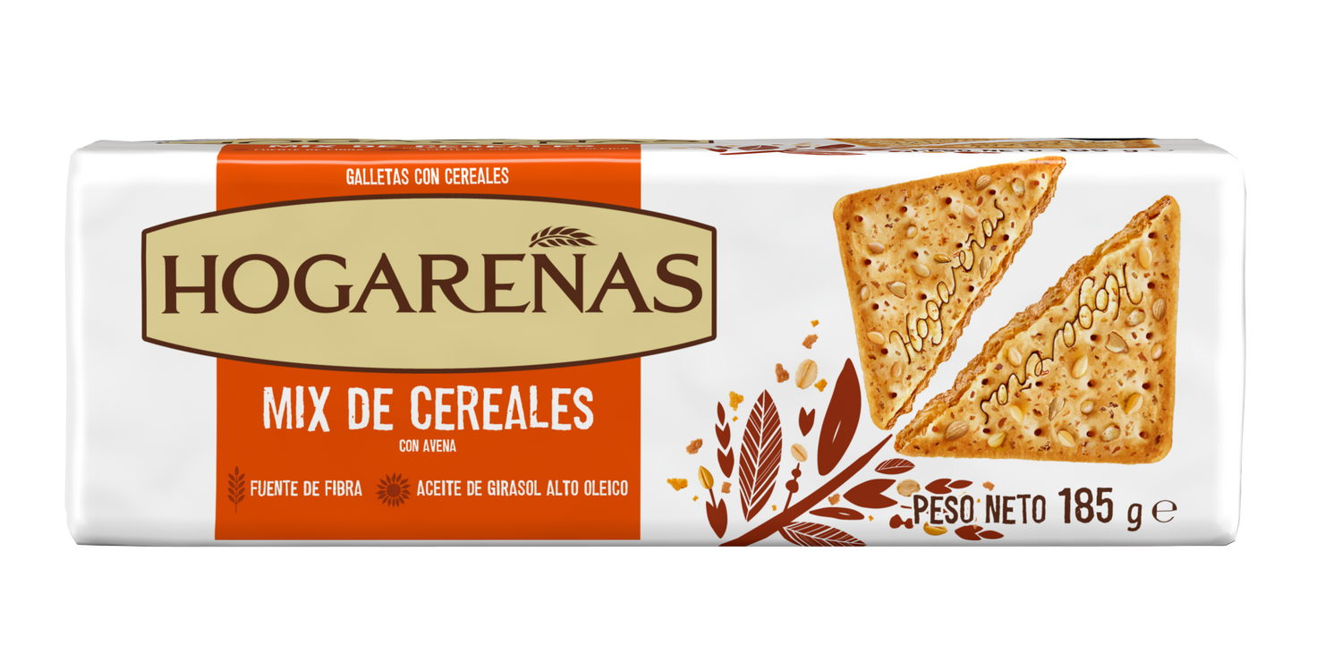 GALLETAS HOGAREÑAS MIX DE CEREALES X 185 g