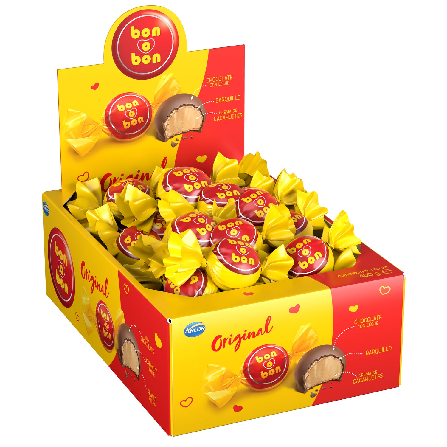 BONBON "BON O BON" CAJA X 18 UNIDADES