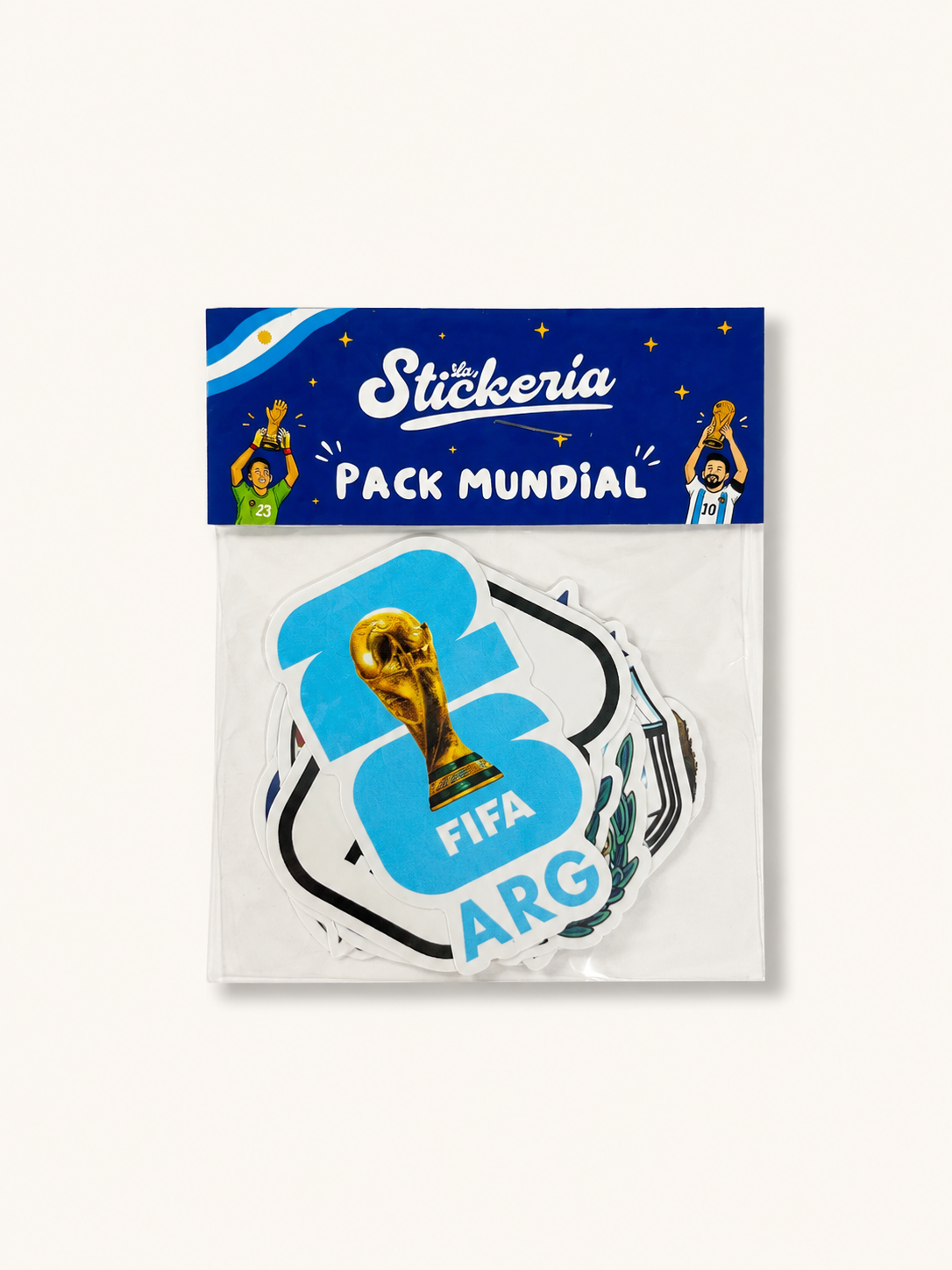 STICKERS PACK MUNDIAL X 13
