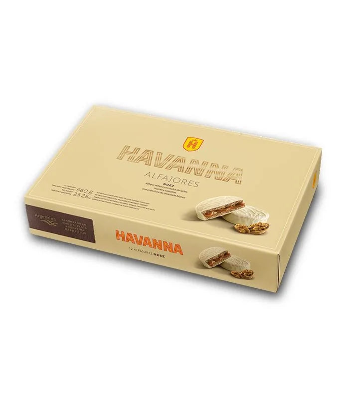 CAJA X12 - ALFAJORES HAVANNA NUEZ
