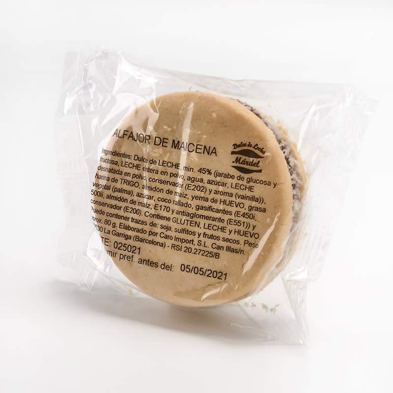 ALFAJOR MAICENA MARDEL X 80 g