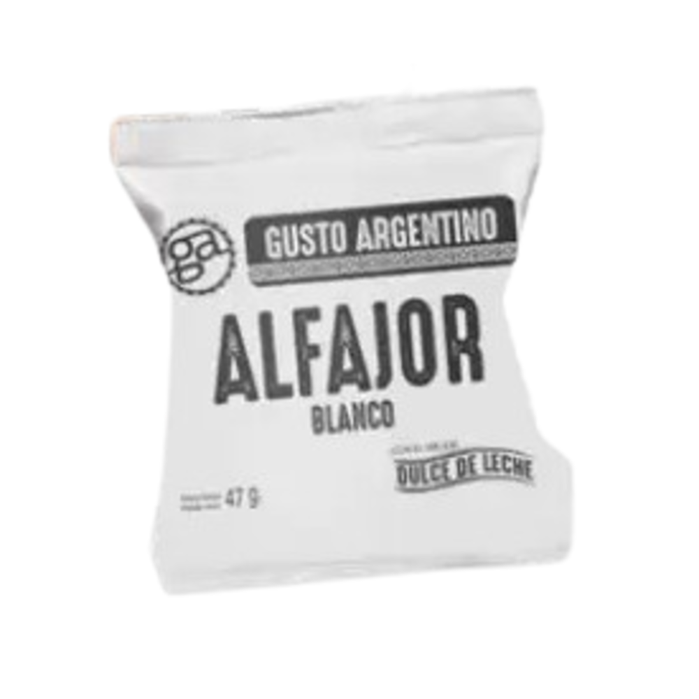 ALFAJOR GUSTO ARGENTINO BLANCO Y NEGRO