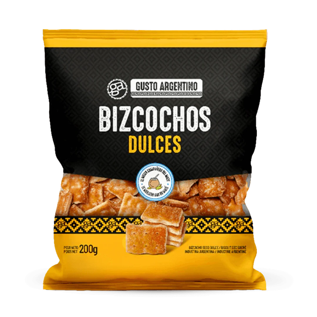 BIZCOCHOS DULCES GUSTO ARGENTINO X 200 g