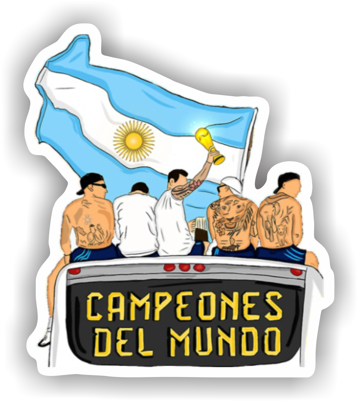 STICKERS SELECCION ARGENTINA