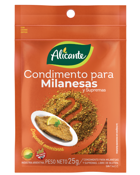 Condimento Alicante para Milanesa 25 g