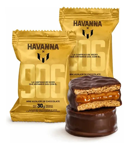 ALFAJORES HAVANNA LEO MESSI - 5 UNIDADES