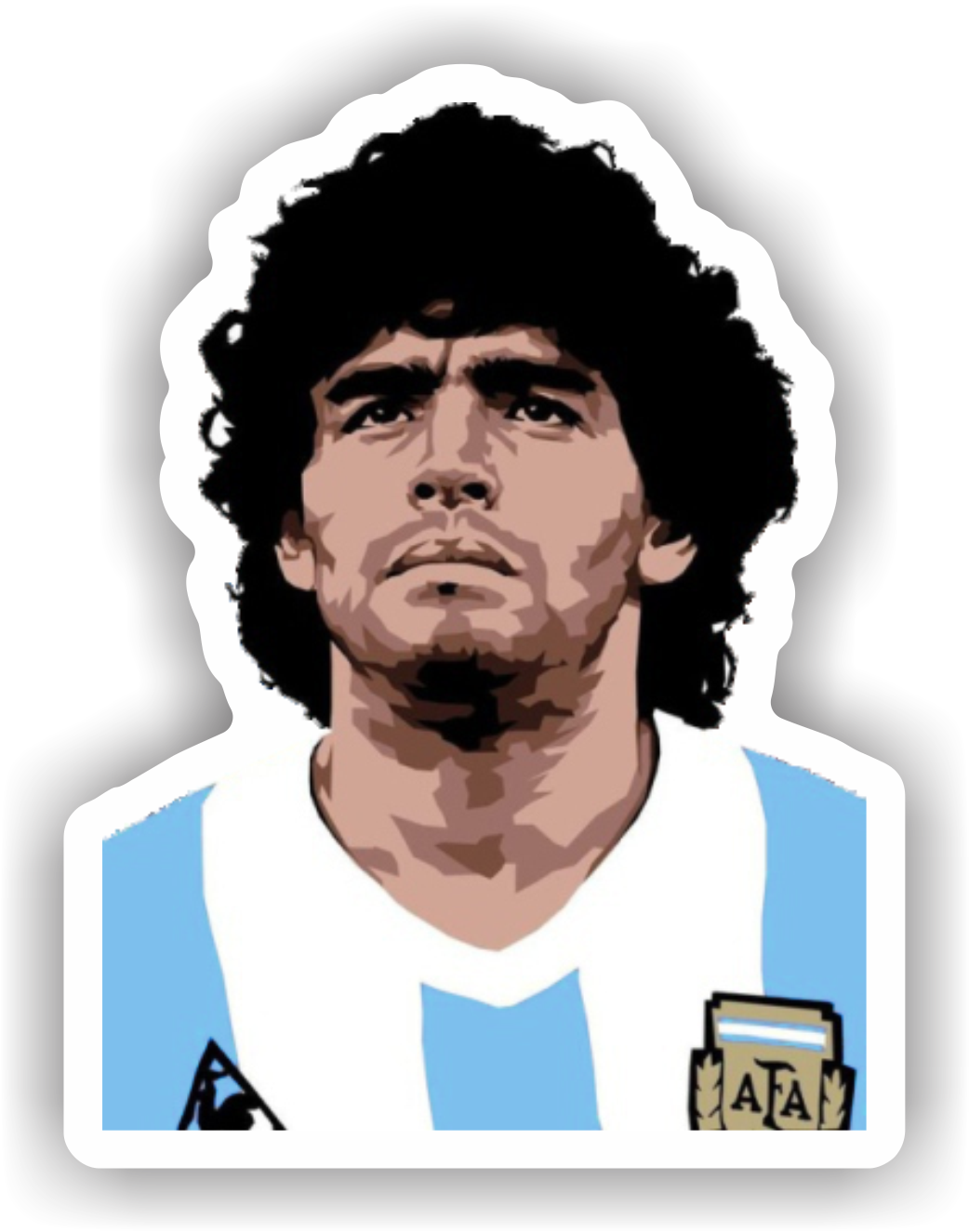 STICKERS MARADONA