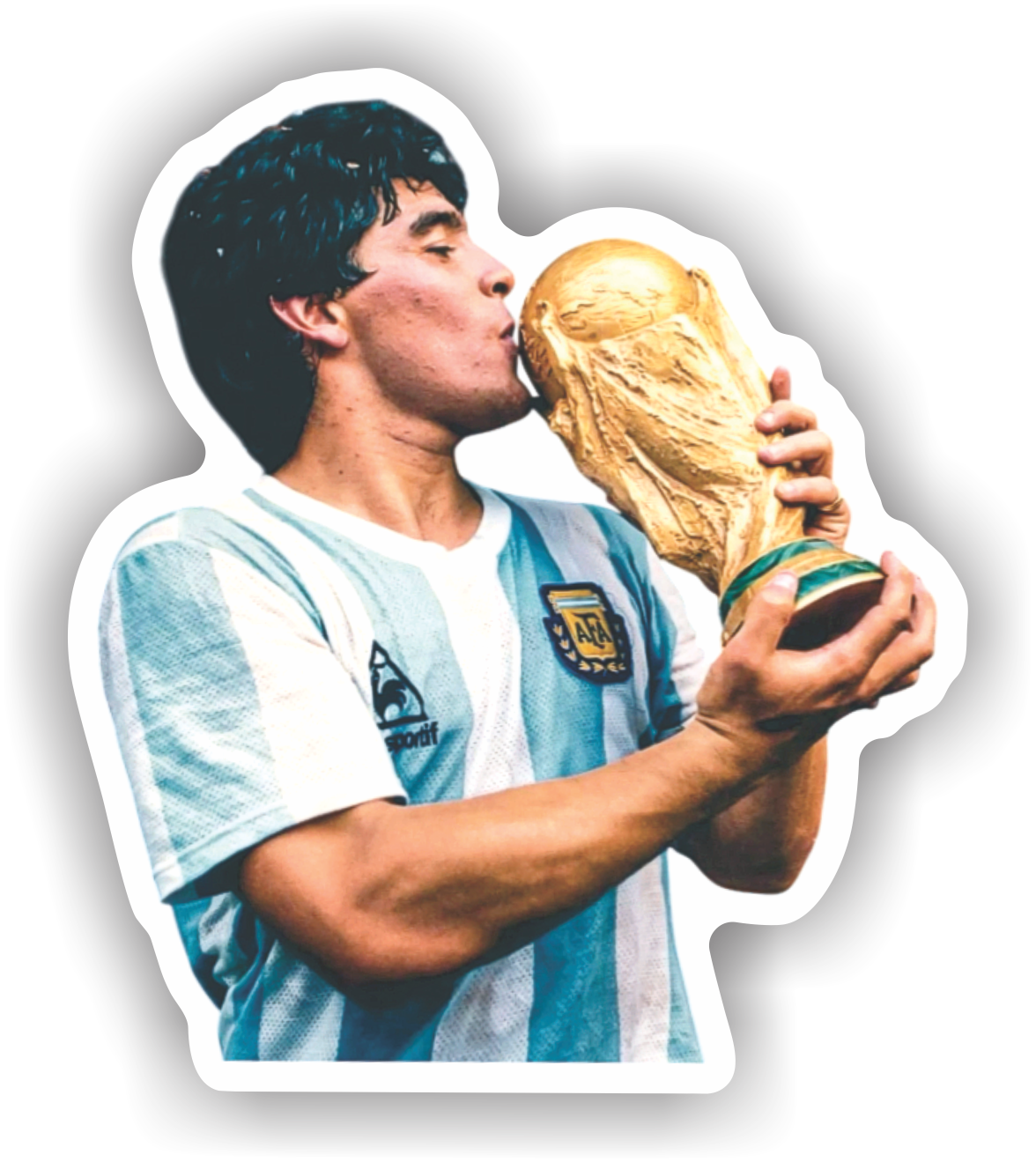 STICKERS MARADONA