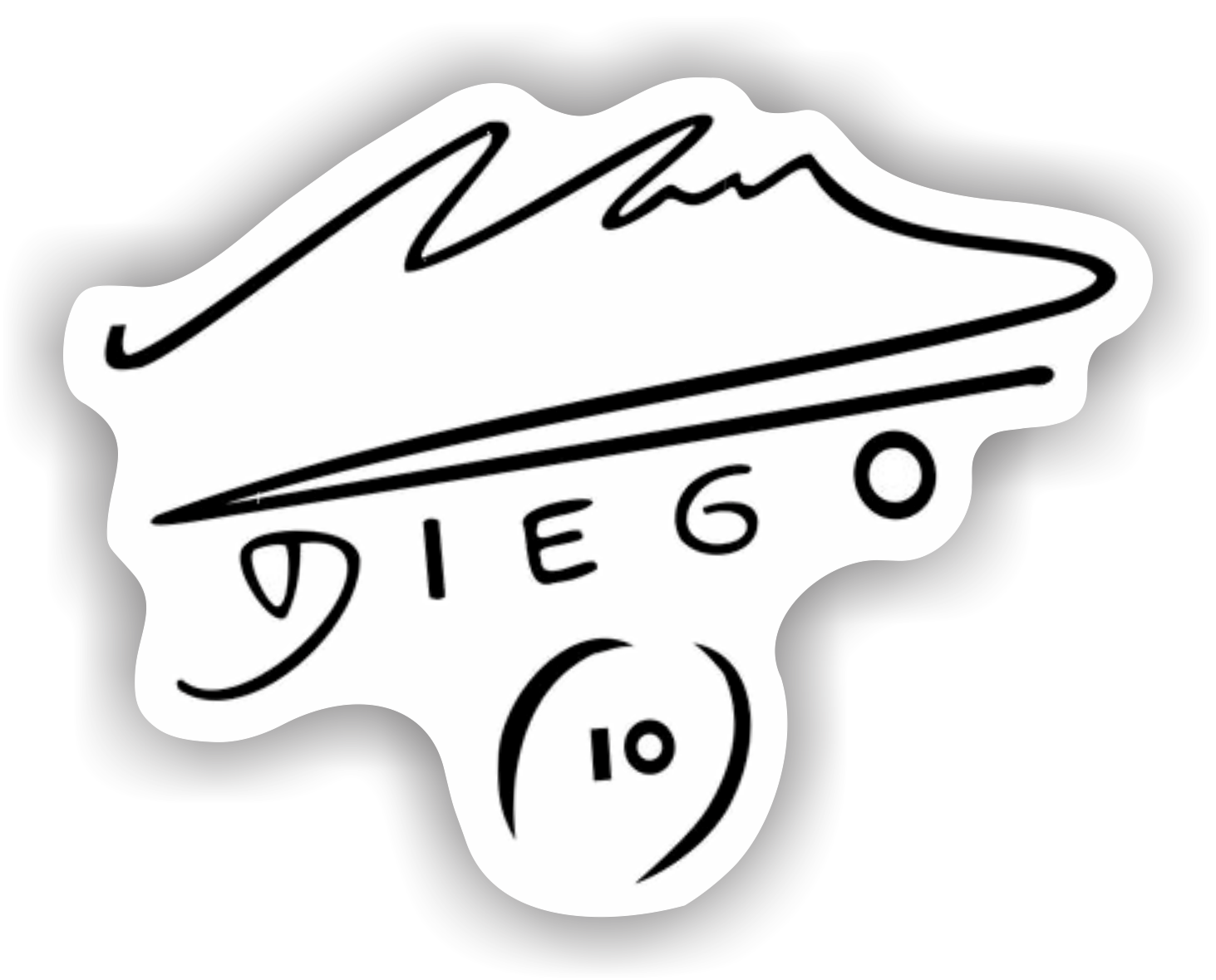 STICKERS MARADONA