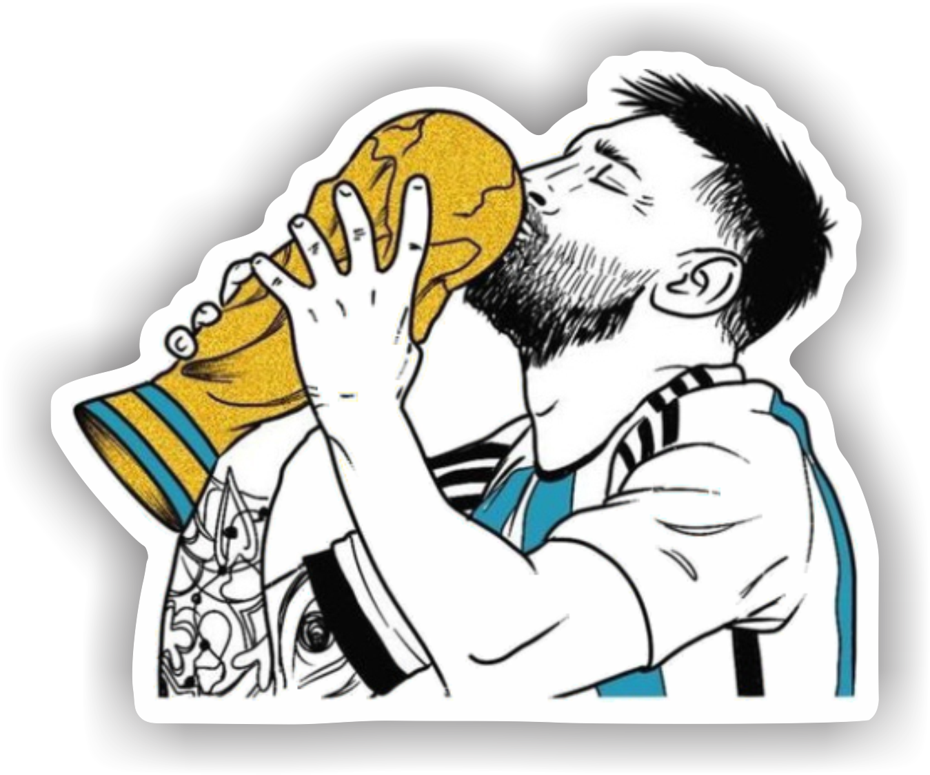 STICKERS MESSI
