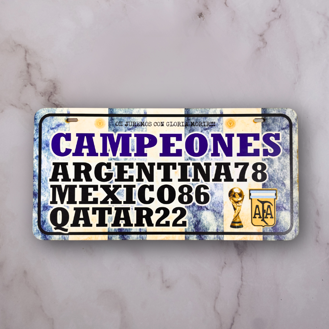 PATENTES - PLACAS MUNDIAL