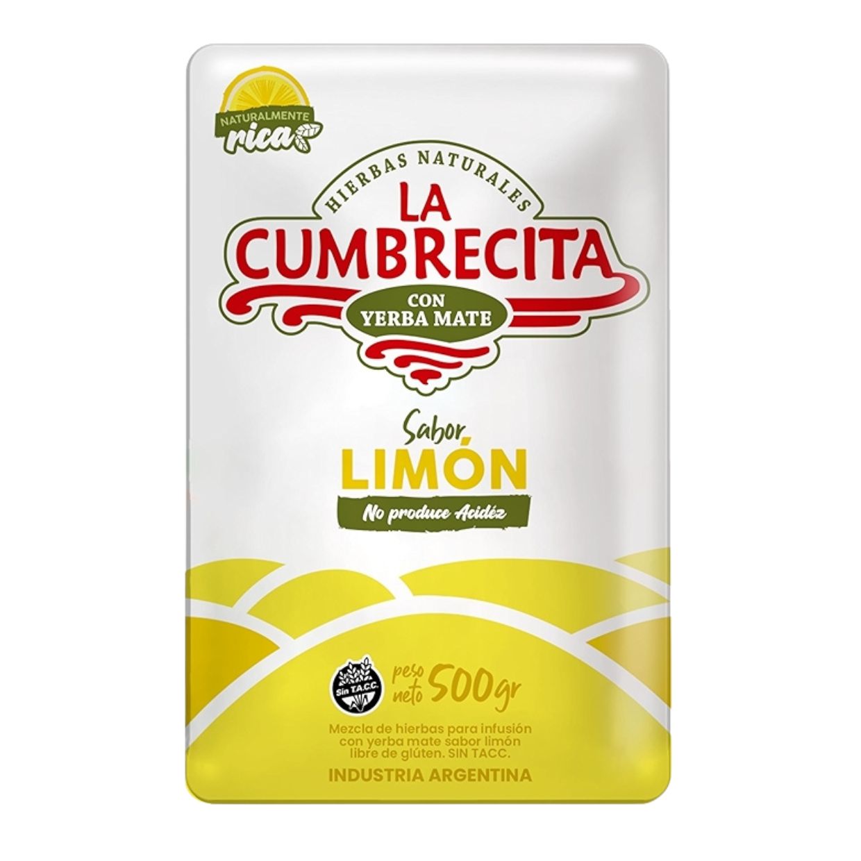 YERBA MATE LA CUMBRESITA LIMON