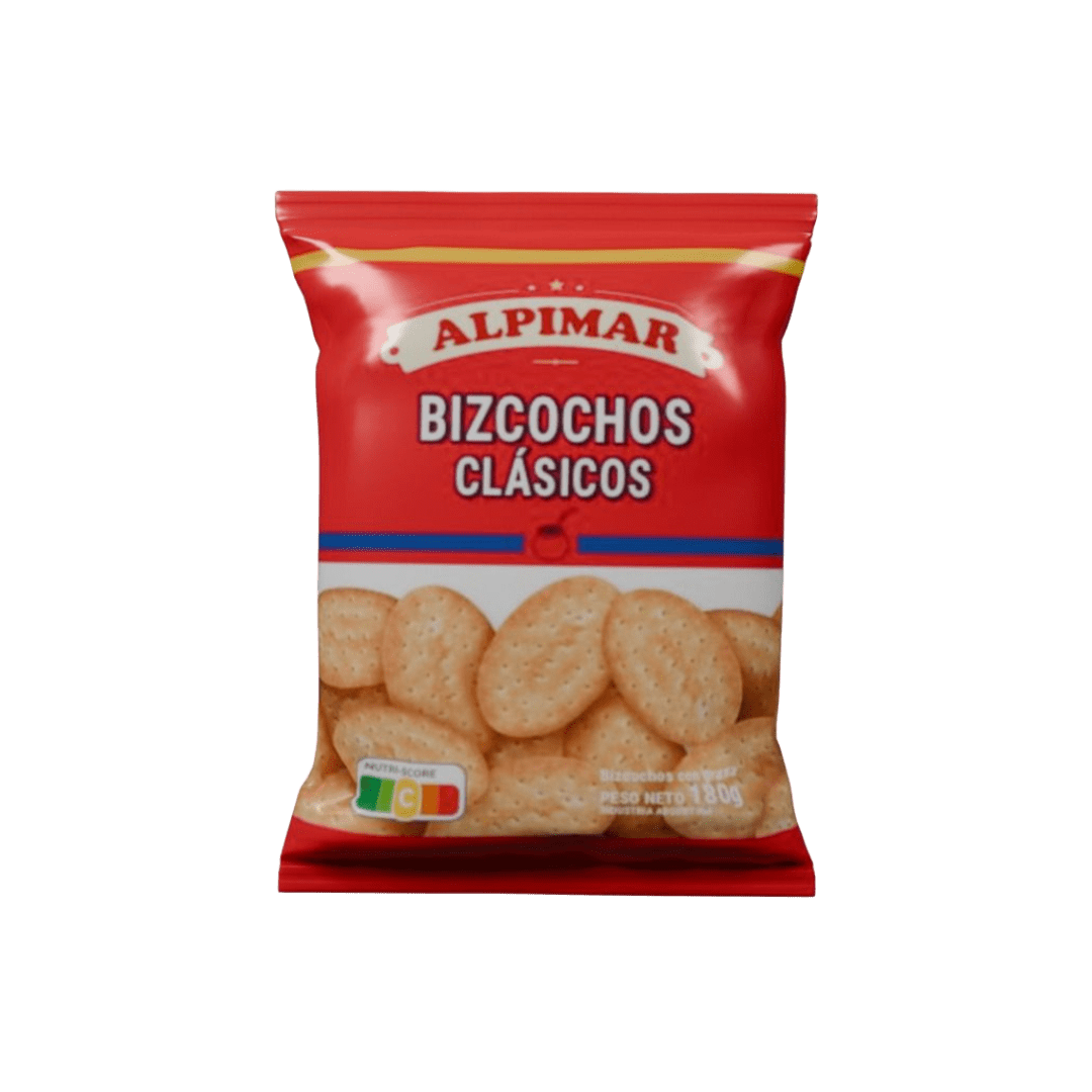BIZCOCHOS CLASICOS ALPIMAR X 180 g
