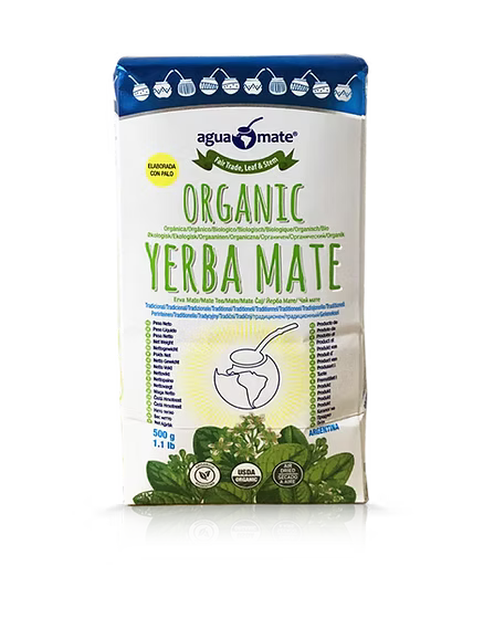 YERBA MATE ORGÁNICA AGUA