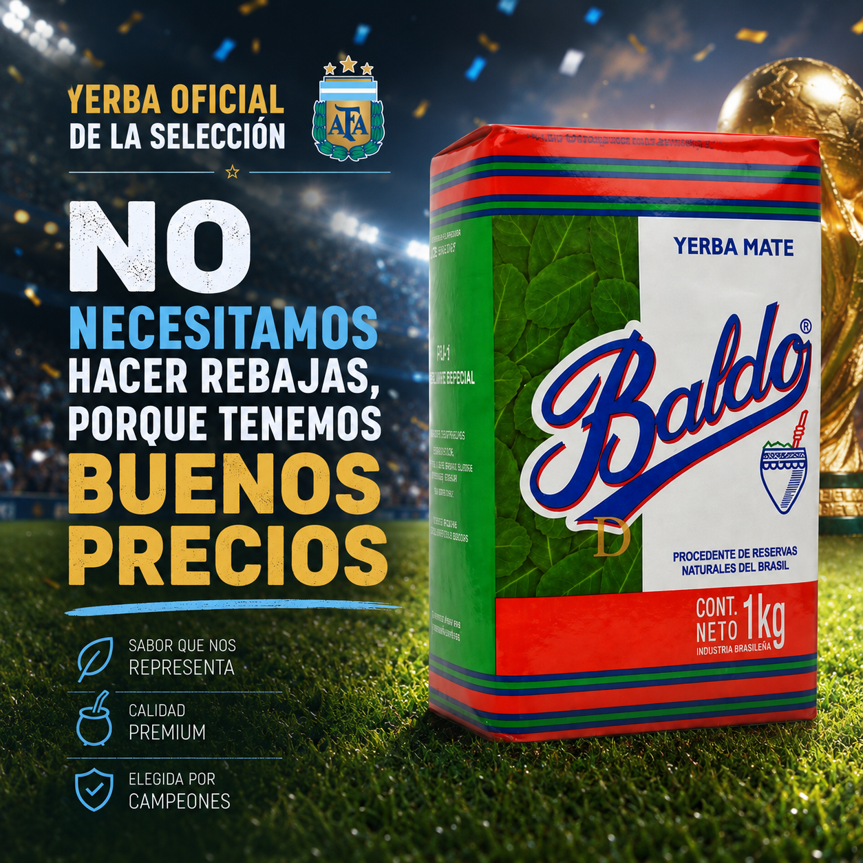 YERBA MATE BALDO X 1 kg