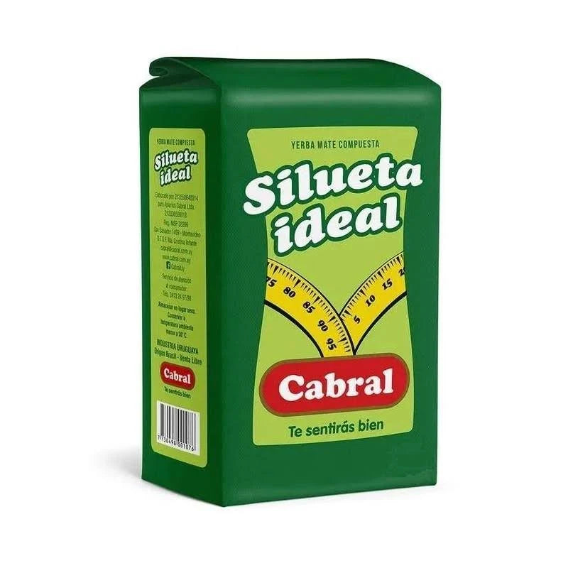 YERBA MATE CABRAL SILUETA IDEAL 1KG