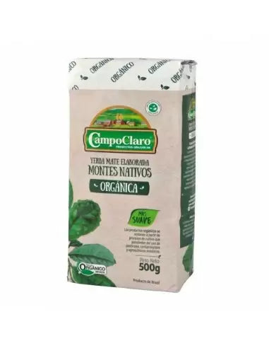 YERBA MATE CAMPO CLARO ORG MONTES NATIVO 500G